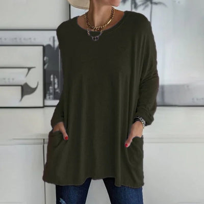 Moira - Relaxed Long Sleeve Top