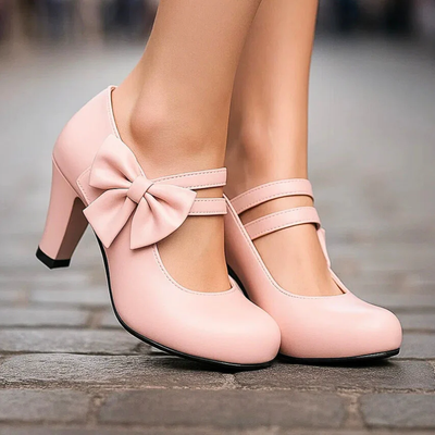 BELLA BOW HEELS