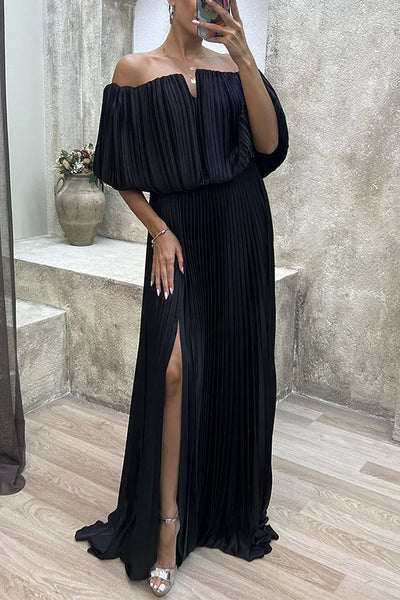 Rory - Elegant Pleated Maxi Dress