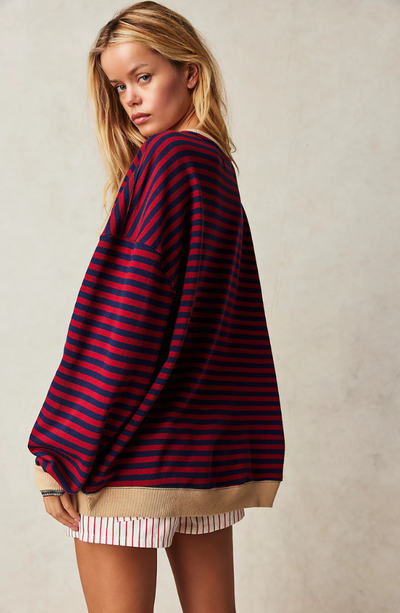 Kaileen™ | Striped Oversized Fashion Sweater