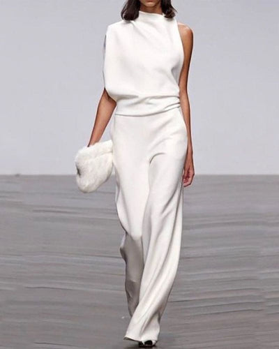 Clara | Elegant One-Shoulder Jumpsuit