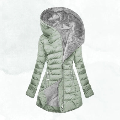 Sylvia™ | Cozy Quilted Hooded Jacket