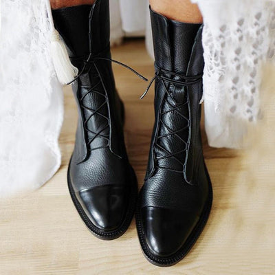 Clara | Chic Lace-Up Boots