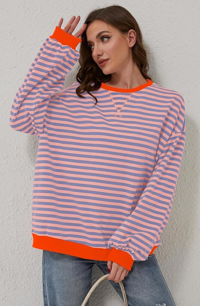 Kaileen™ | Striped Oversized Fashion Sweater