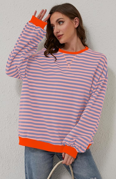 Kaileen™ | Striped Oversized Fashion Sweater