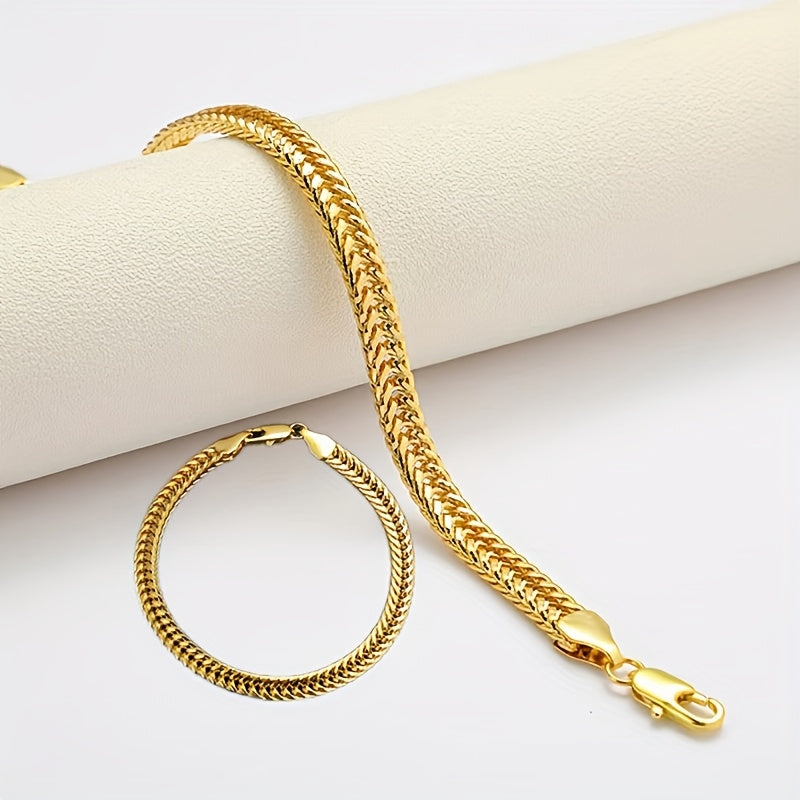 Unisex Fox Tail Necklace & Bracelet Set