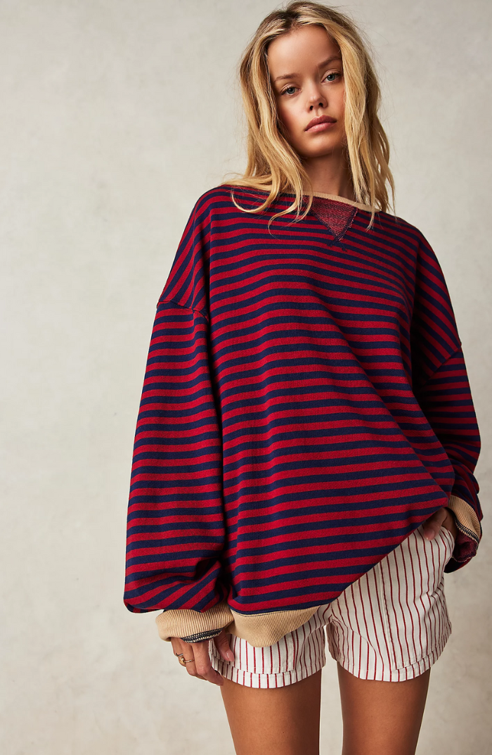 Kaileen™ | Striped Oversized Fashion Sweater