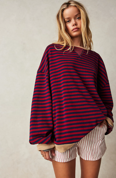 Kaileen™ | Striped Oversized Fashion Sweater