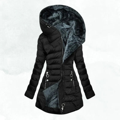 Sylvia™ | Cozy Quilted Hooded Jacket