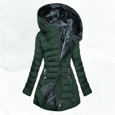 Sylvia™ | Cozy Quilted Hooded Jacket