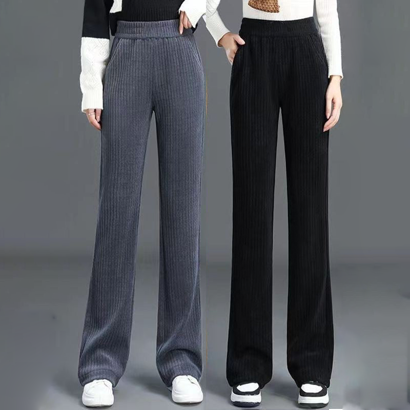 Jasmine™ | High Waist Elastic Corduroy Pants