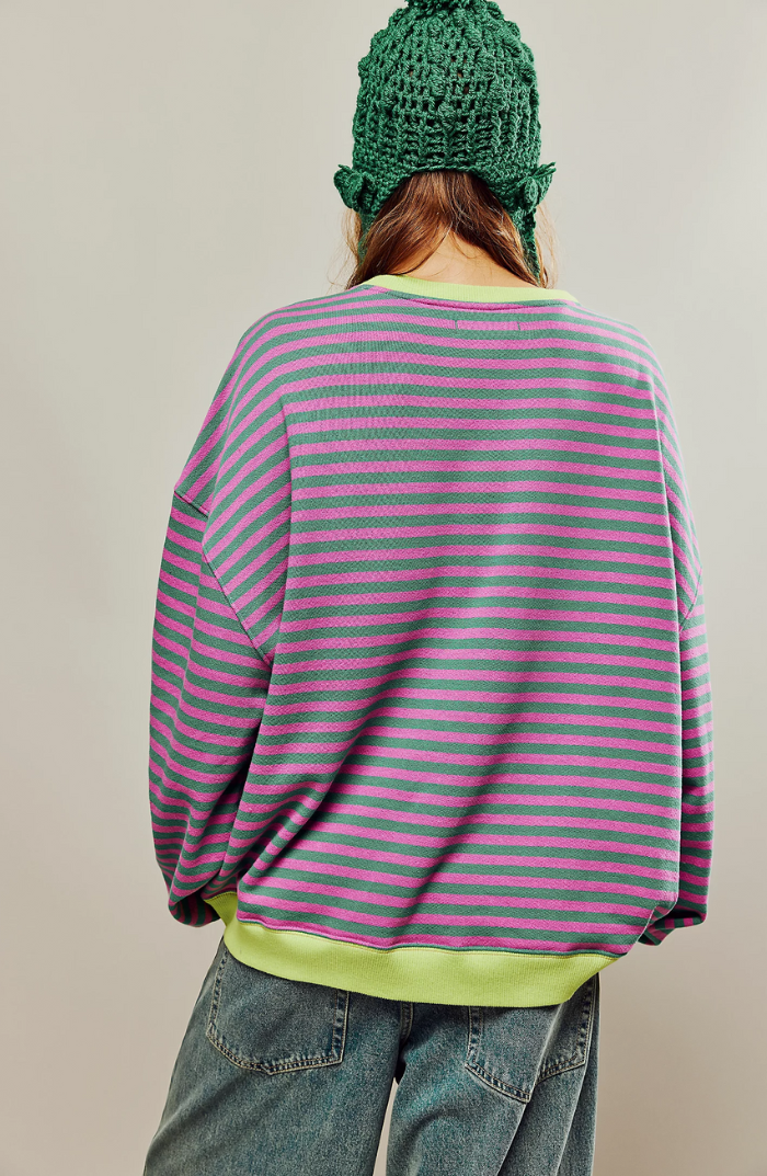 Kaileen™ | Striped Oversized Fashion Sweater