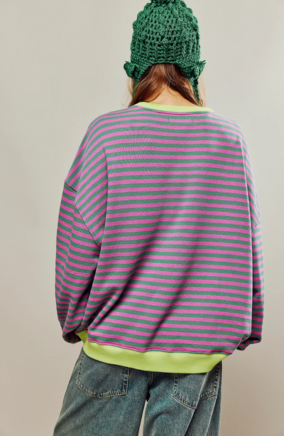 Kaileen™ | Striped Oversized Fashion Sweater