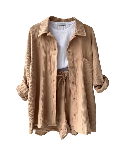 Phoebe | Cotton Shorts Set