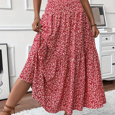 Tahlia | Tiered Floral Maxi Skirt
