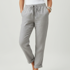 Alera | Women’s Casual Pants With Elastic Waist And Drawstring