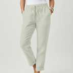 Alera | Women’s Casual Pants With Elastic Waist And Drawstring