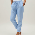 Alera | Women’s Casual Pants With Elastic Waist And Drawstring
