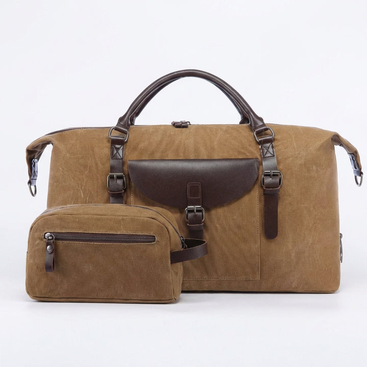 Alfie | Unisex Duffel Bag With Front Pocket And Buckle Straps | Travel