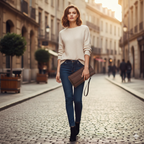 Amelia | Women’s Clutch Handbag With Zip-Around Design And Multi-Storage | Minimalist