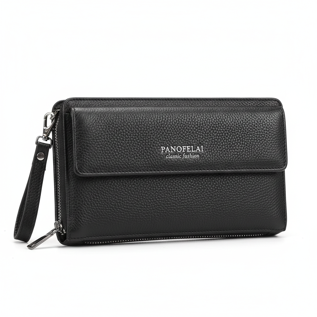 Amelia | Women’s Clutch Handbag With Zip-Around Design And Multi-Storage | Minimalist