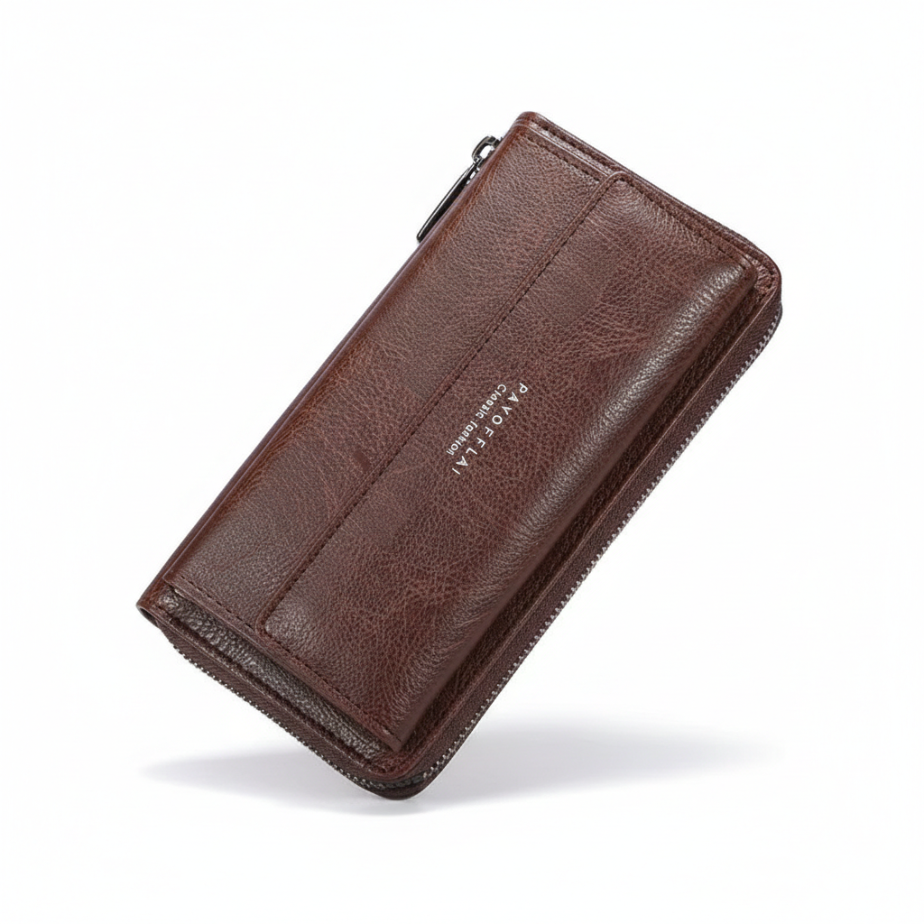 Amelia | Women’s Clutch Handbag With Zip-Around Design And Multi-Storage | Minimalist