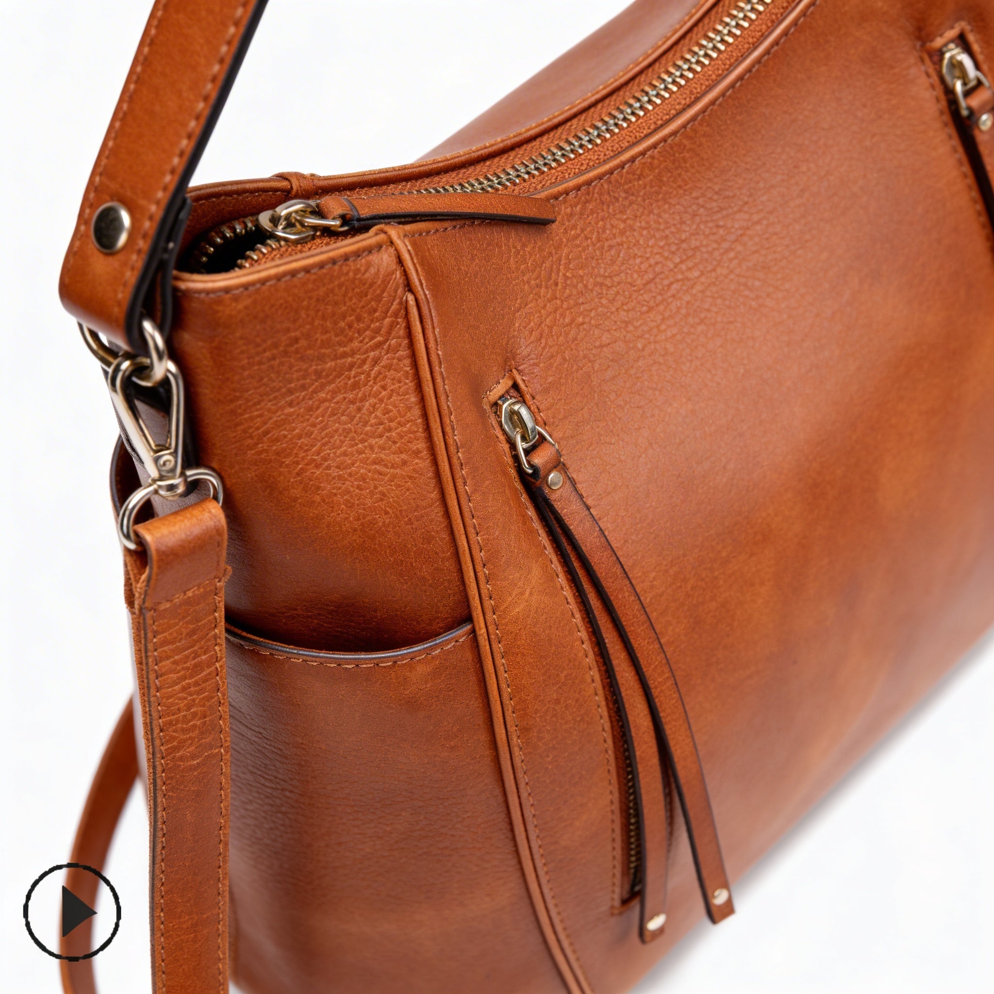 Amelia | Women’s Crossbody Bag With Zip Pockets And Tassel Details | Stylish