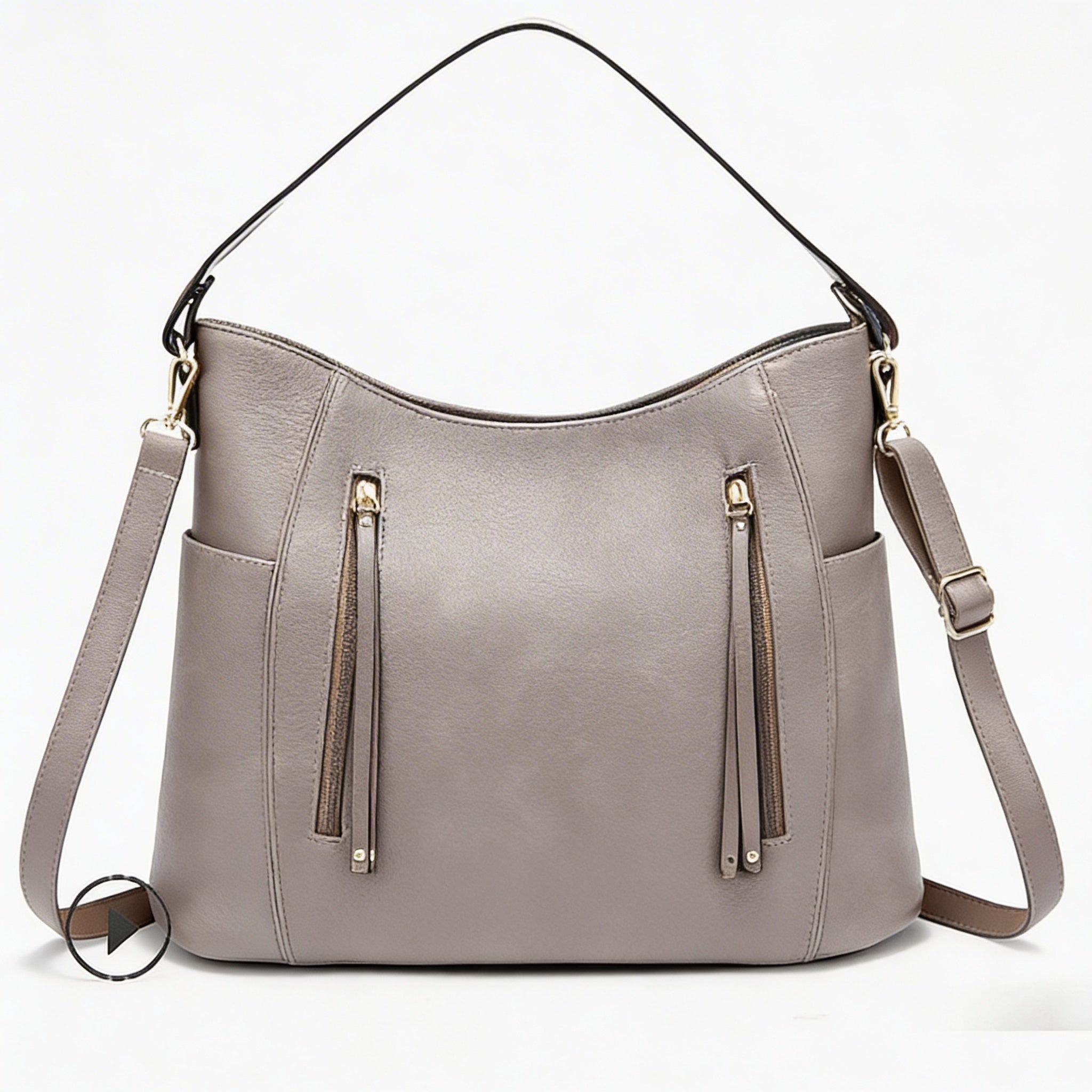Amelia | Women’s Crossbody Bag With Zip Pockets And Tassel Details | Stylish