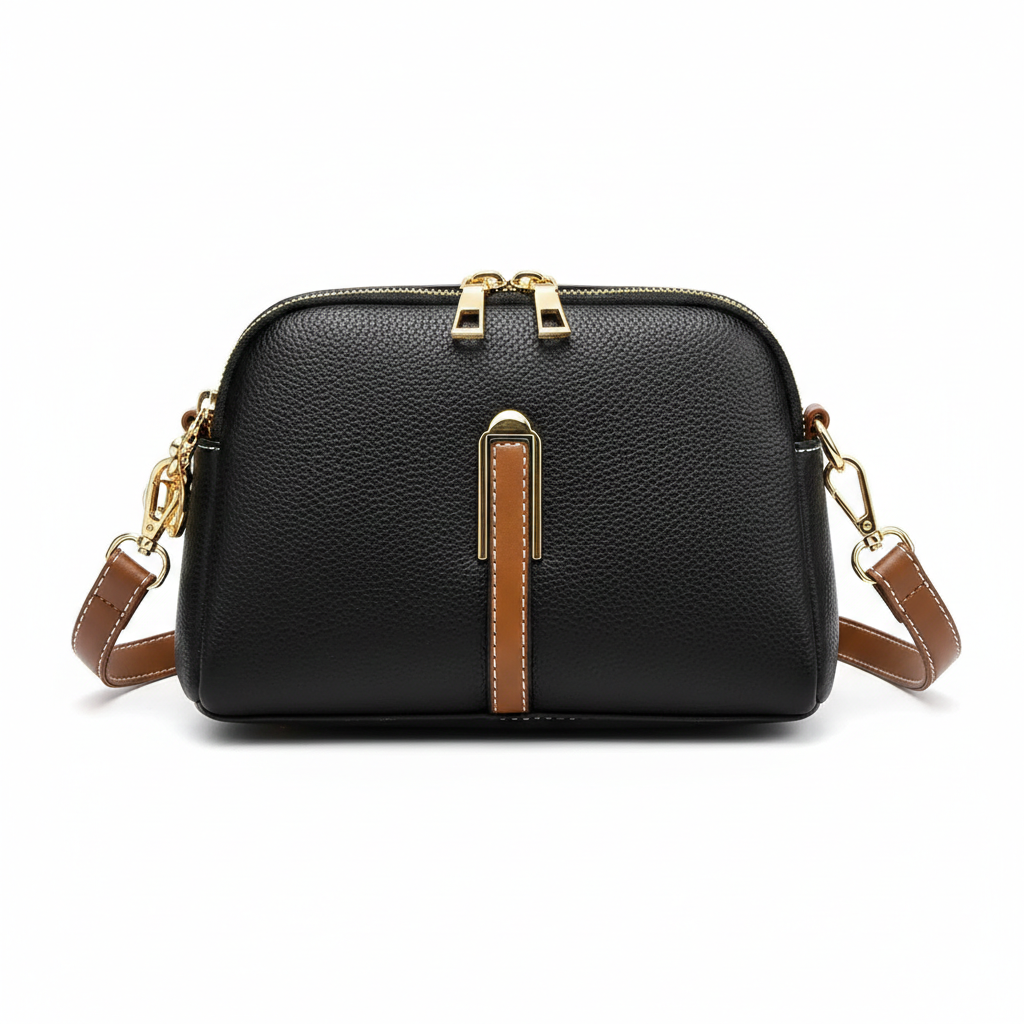 Amelia | Women’s Handbag With Gold Hardware And Soft Finish | Classic