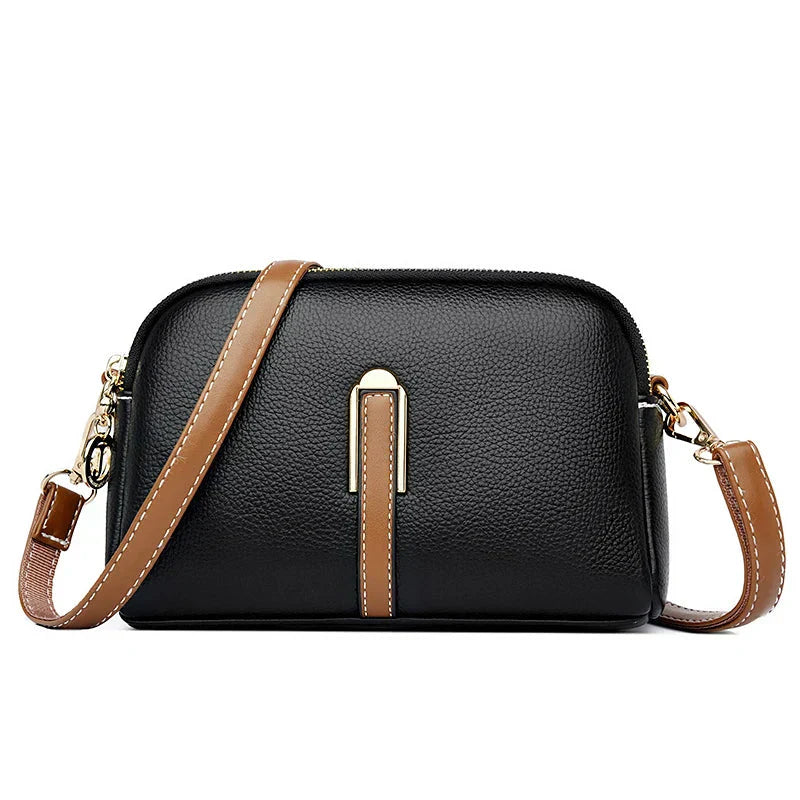 Amelia | Women’s Handbag With Gold Hardware And Soft Finish | Classic