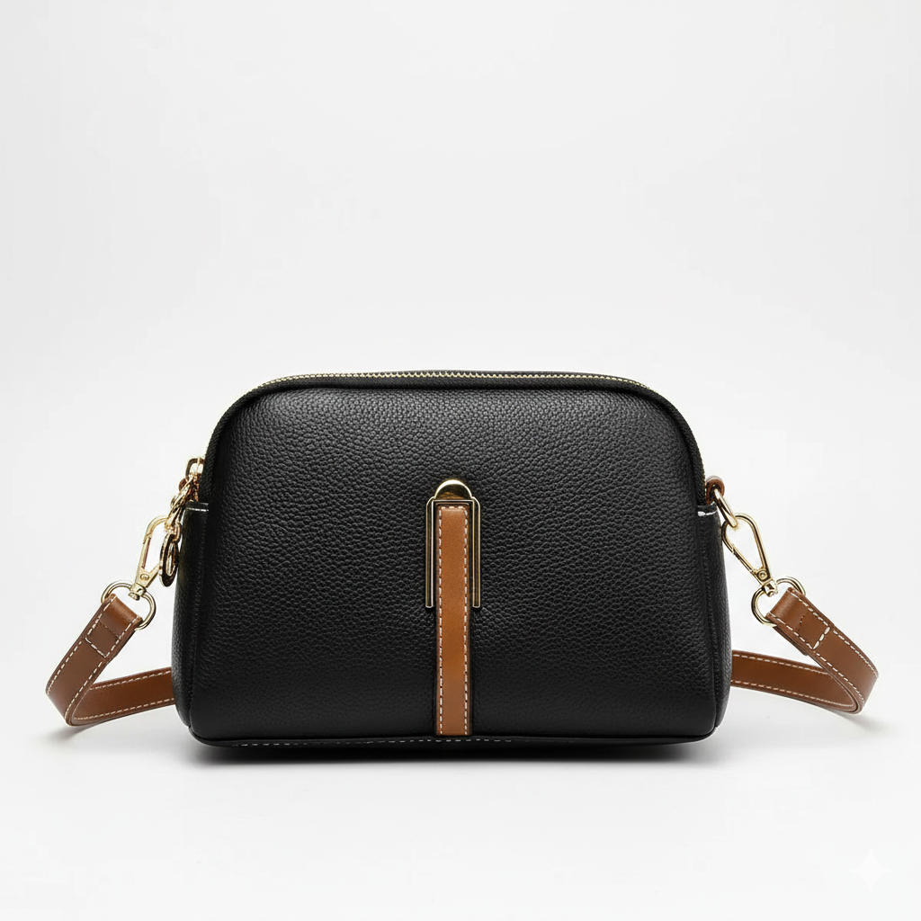 Amelia | Women’s Handbag With Gold Hardware And Soft Finish | Classic