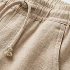 Amelia | Women’s Linen Trousers With Drawstring Waist And Side Pockets | Casual
