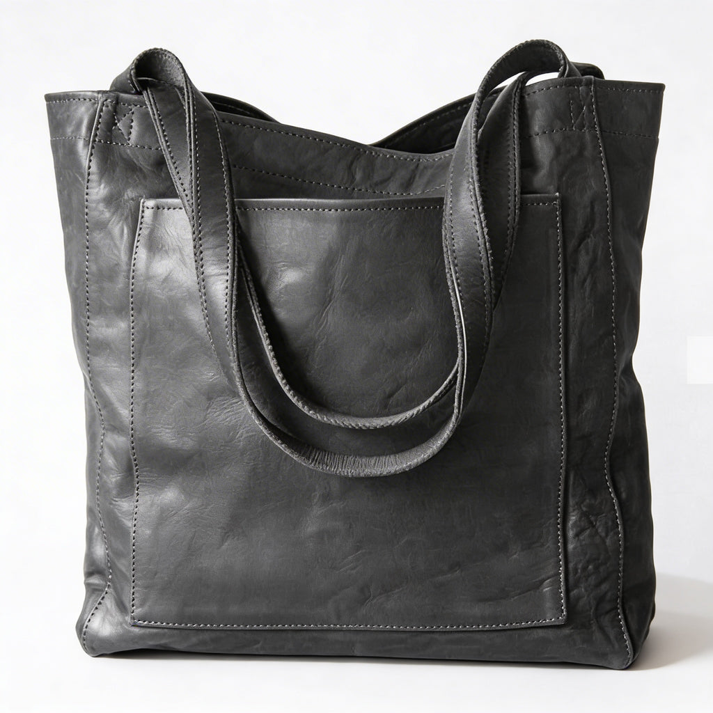 Amelia | Women’s Tote Bag With Contrast Stitching And Long Handles | Classic