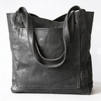 Amelia | Women’s Tote Bag With Contrast Stitching And Long Handles | Classic