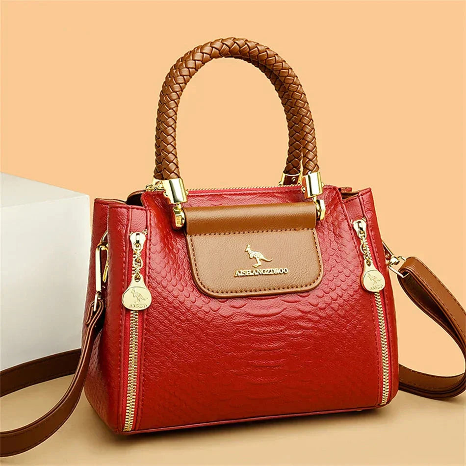 Ariana | Women’s Handbag With Braided Handles | Classic