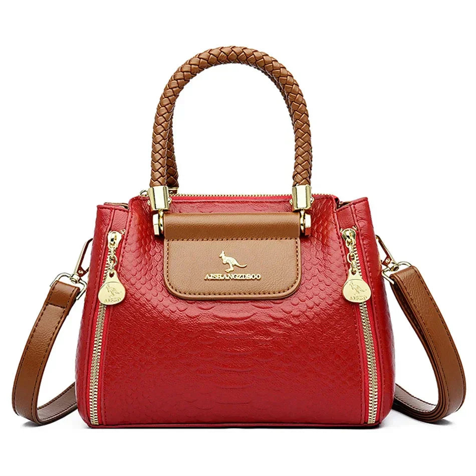 Ariana | Women’s Handbag With Braided Handles | Classic