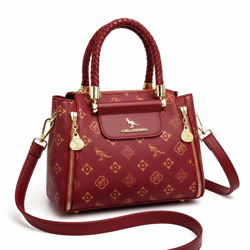 Ariana | Women’s Handbag With Braided Handles | Classic