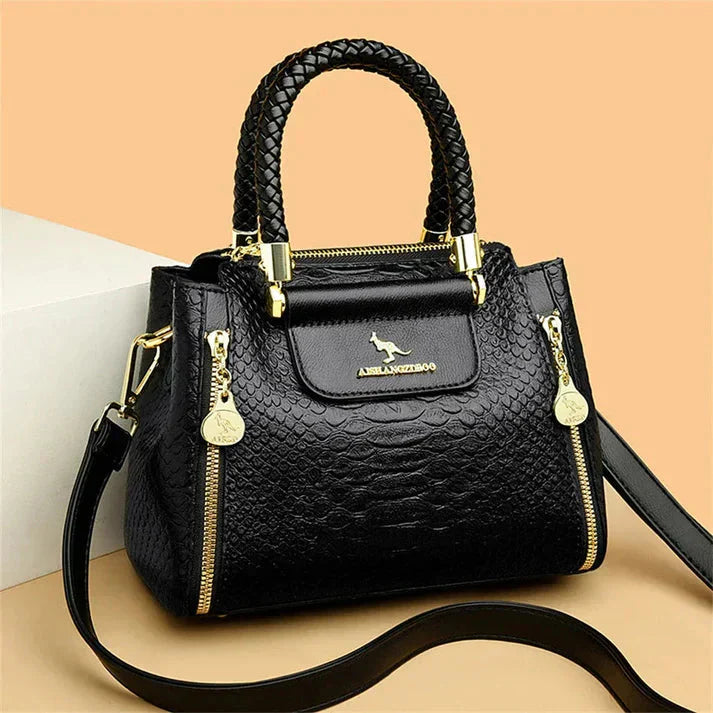 Ariana | Women’s Handbag With Braided Handles | Classic