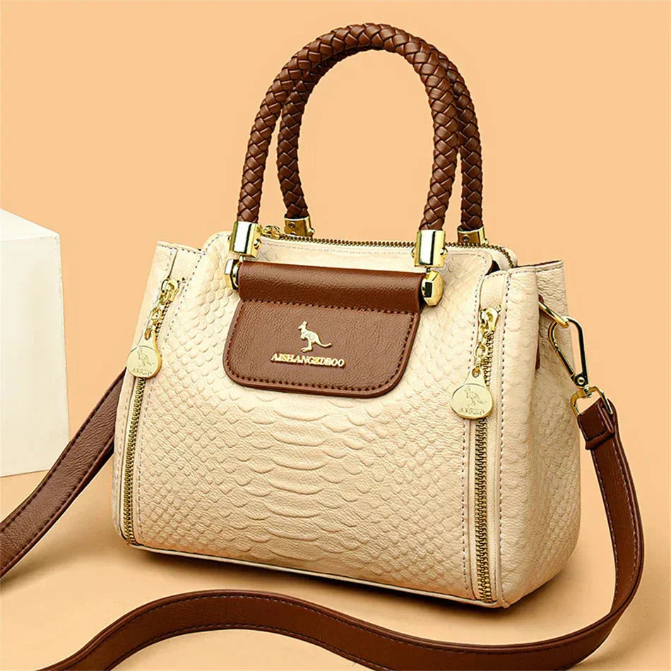 Ariana | Women’s Handbag With Braided Handles | Classic