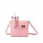 Arielle | Women’s Utility Handbag With Bottle Holder And Gold Hardware | Active