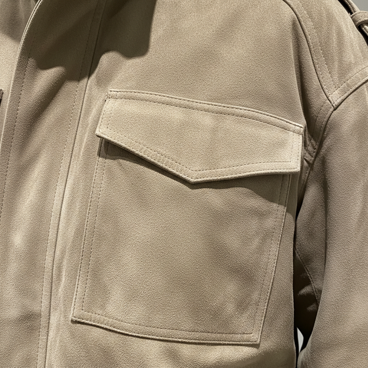 Ava | Women's Bomber Jacket With High Neck And Chest Pockets | Utility