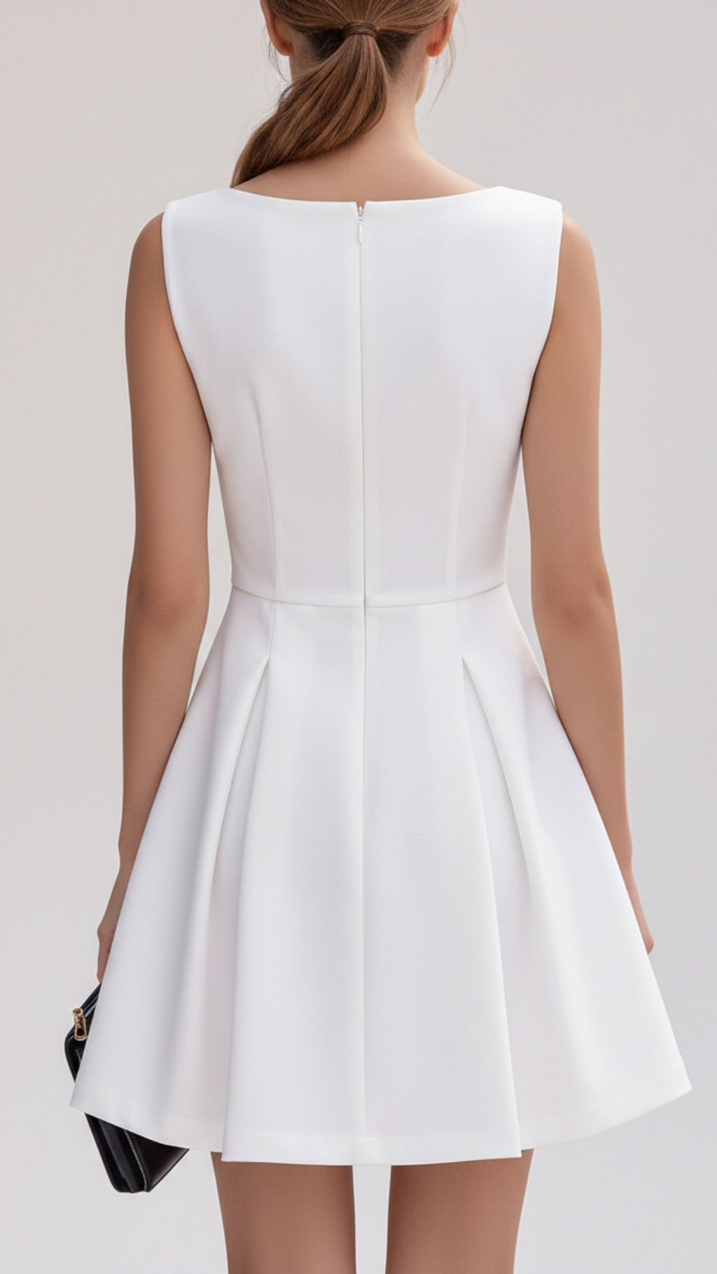 Ava | Women’s Mini Dress With Sleeveless Design And Pleated Skirt
