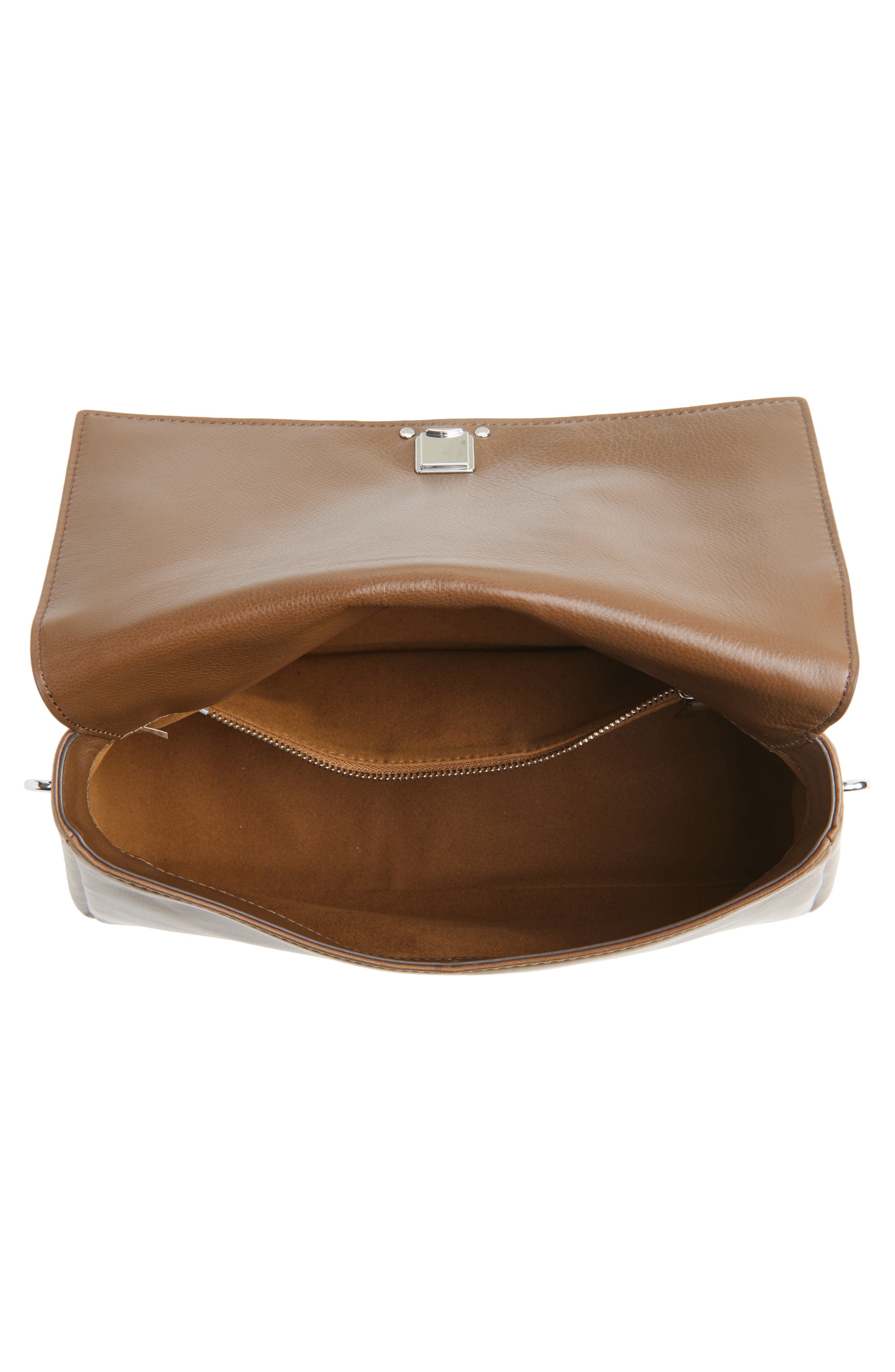 Ava | Women's Shoulder Bag With Leather Strap And Exposed Seams | Glamorous