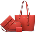Ava | Women’s Vegan Leather Handbag Set With Tote And Crossbody | Classic