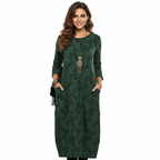 Ava | Women's Wedding Guest Dress With Long Sleeves And Side Pockets | Casual