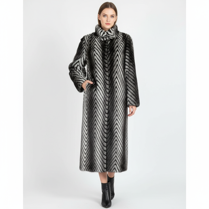 Avery | Women's Trench Coat With High Neck And Long Sleeves | Elegant