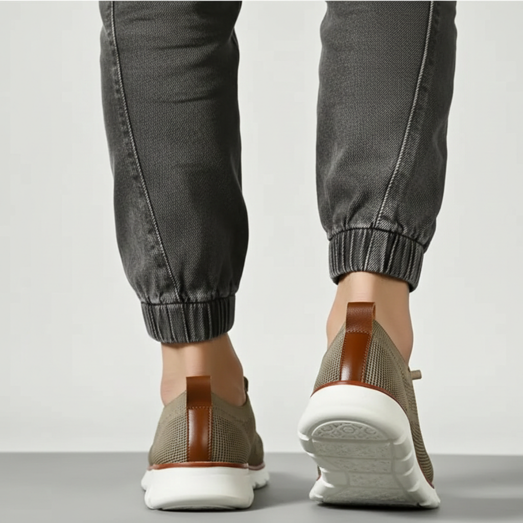 Bennett | Men’s Foot Pressure Shoe With Breathable Knit Upper And Cushioned Sole