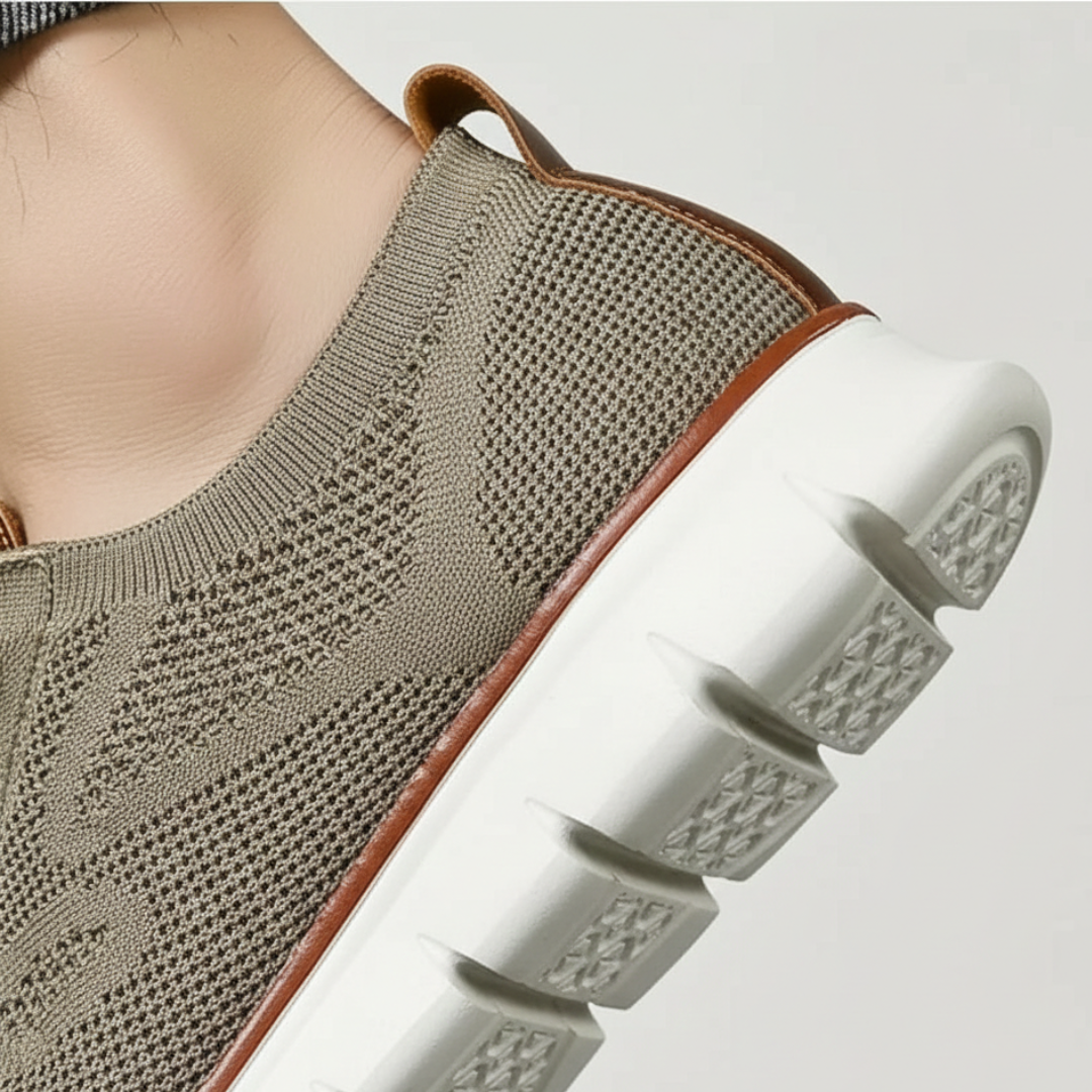 Bennett | Men’s Foot Pressure Shoe With Breathable Knit Upper And Cushioned Sole