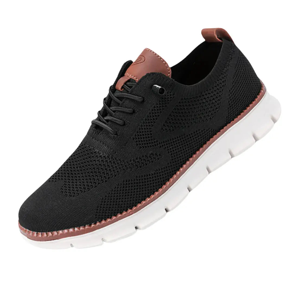 Bennett | Men’s Foot Pressure Shoe With Breathable Knit Upper And Cushioned Sole