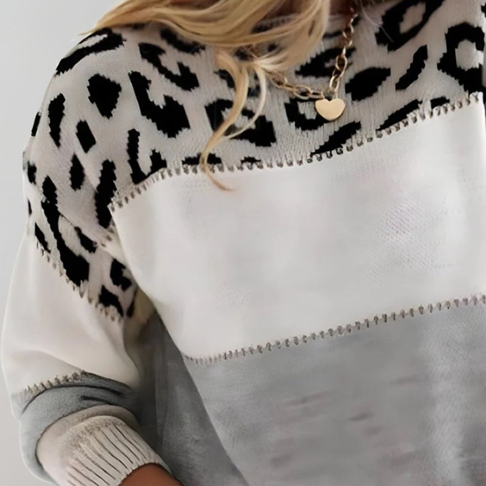 Tiffany | Chic Leopard Jumper